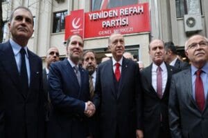 Cumhurbaşkanı Recep Tayyip Erdoğan, Yeniden Refah Partisi Genel Başkanı Fatih