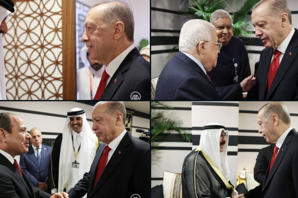 Cumhurbaşkanı Recep Tayyip Erdoğan, Katar Emiri Şeyh Temim bin Hamad