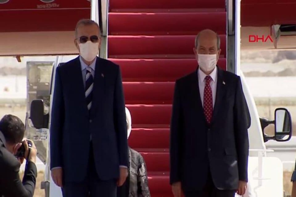 Cumhurbaşkanı Recep Tayyip Erdoğan, Kıbrıs Barış Harekatı'nın 47'nci yıl d&ouml;n&uuml;m&uuml;