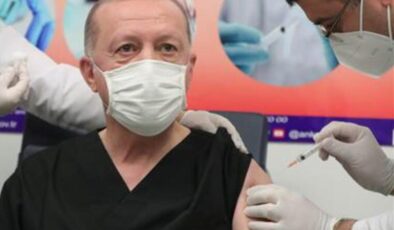 Cumhurbaşkanı Erdoğan korona aşısı yaptırdı, Telegram'dan paylaştı!