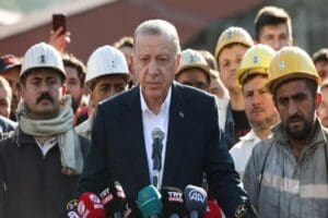 Cumhurbaşkanı Recep Tayyip Erdoğan, Bartın'ın Amasra il&ccedil;esinde maden faciasının yaşandığı