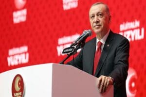 Cumhurbaşkanı Recep Tayyip Erdoğan, Ankara Spor Salonu'nda AK Parti "T&uuml;rkiye