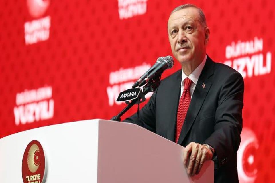 Cumhurbaşkanı Recep Tayyip Erdoğan, Ankara Spor Salonu'nda AK Parti "T&uuml;rkiye