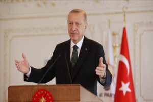 Cumhurbaşkanı Recep Tayyip Erdoğan, Beştepe Millet Kongre ve Kültür Merkezi'nde,