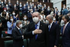 Cumhurbaşkanı ve AK Parti Genel Başkanı Recep Tayyip Erdoğan, AK