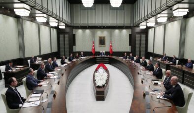 Cumhurbaşkanlığı Kabinesi Beştepe'de toplandı