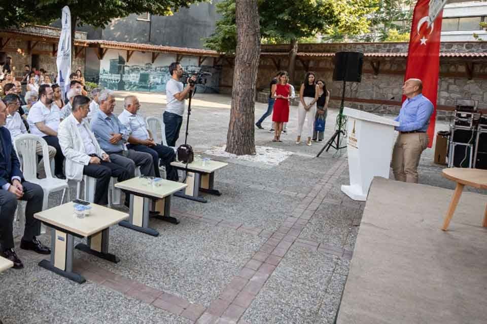 İzmir B&uuml;y&uuml;kşehir Belediye Başkanı Tun&ccedil; Soyer, Lozan Barış Antlaşması&rsquo;nın 99&rsquo;uncu