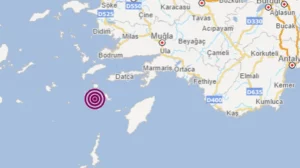 Muğla'nın Datça açıklarında deprem meydana geldi. Saat 17.32'deki depremin büyüklüğü