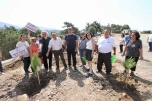 Karşıyaka Belediyesi, 5 Haziran D&uuml;nya &Ccedil;evre G&uuml;n&uuml;'nde Yamanlar Piknik Alanı'nda,