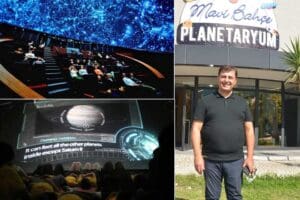 Mavişehir&rsquo;deki &Ccedil;ocuk M&uuml;zesi alanı i&ccedil;inde bulunan Mavibah&ccedil;e Planetaryum ziyaret&ccedil;i kabul