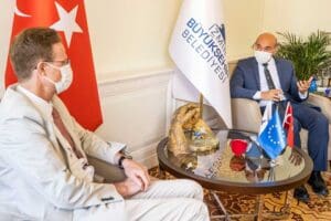İzmir B&uuml;y&uuml;kşehir Belediye Başkanı Tun&ccedil; Soyer, Avrupa Birliği (AB) T&uuml;rkiye