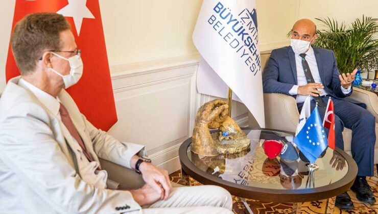 AB Türkiye Delegasyonu'ndan Soyer'e ziyaret: 'İzmir doğu ve batı arasında köprüdür'