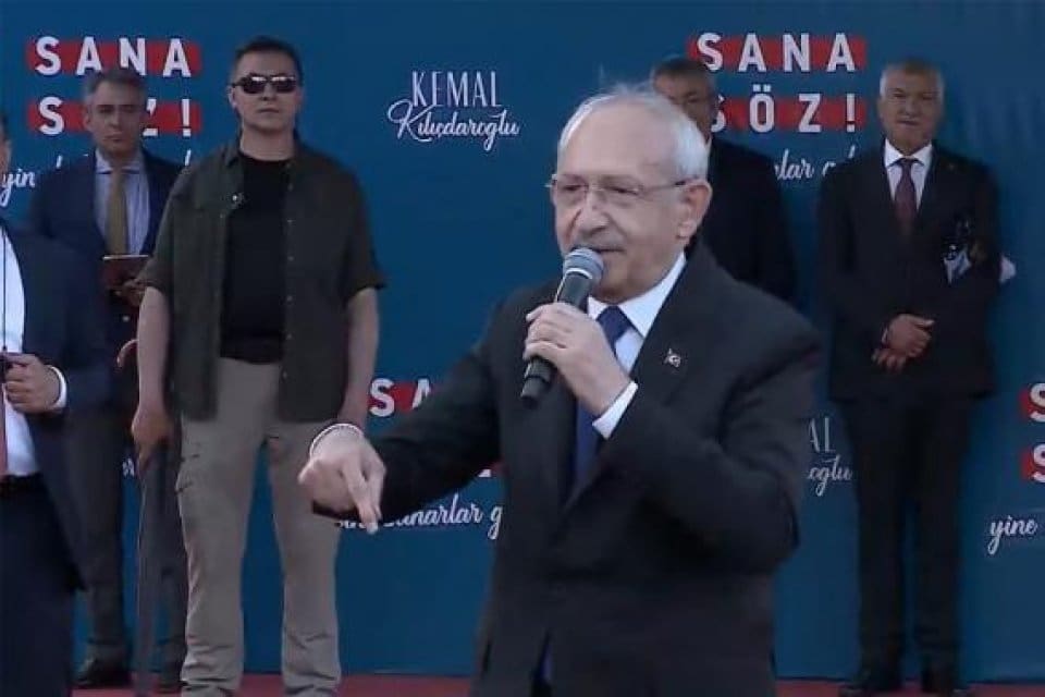 Millet İttifakı Cumhurbaşkanı Adayı ve CHP Genel Başkanı Kemal Kılı&ccedil;daroğlu,