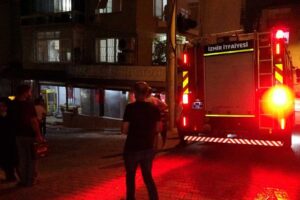 İzmir'in Karabağlar il&ccedil;esinde, bir depoda u&ccedil;ucu madde kullanımı sırada meydana