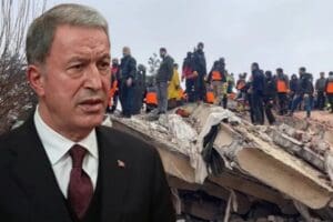 Milli Savunma Bakanı Hulusi Akar, Kahramanmaraş 7.7 ve 7.6 b&uuml;y&uuml;kl&uuml;ğ&uuml;ndeki