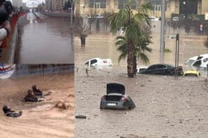 Şanlıurfa ve Adıyaman d&uuml;n sel suları altında kaldı. Yaşanan felakette