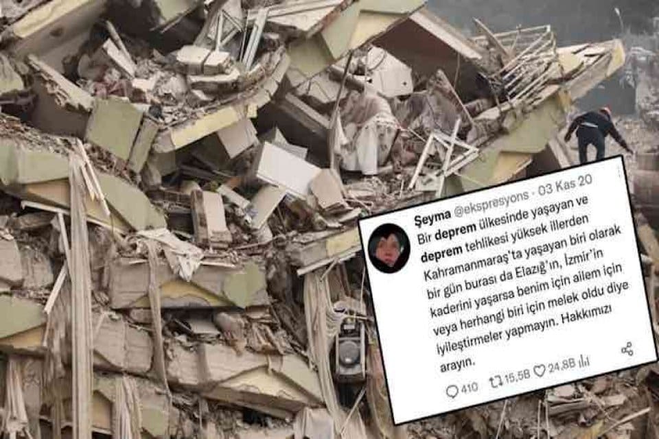 Deprem sonrası Kahramanmaraş'ta can veren &uuml;niversite &ouml;ğrencisi Şeyma G&ouml;kkaya'nın &uuml;&ccedil;