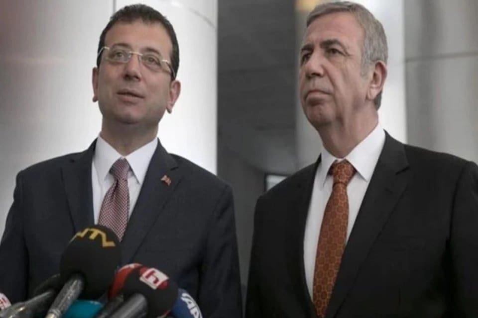 Ankara B&uuml;y&uuml;kşehir Belediye Başkanı Mansur Yavaş ile İstanbul B&uuml;y&uuml;kşehir Belediye