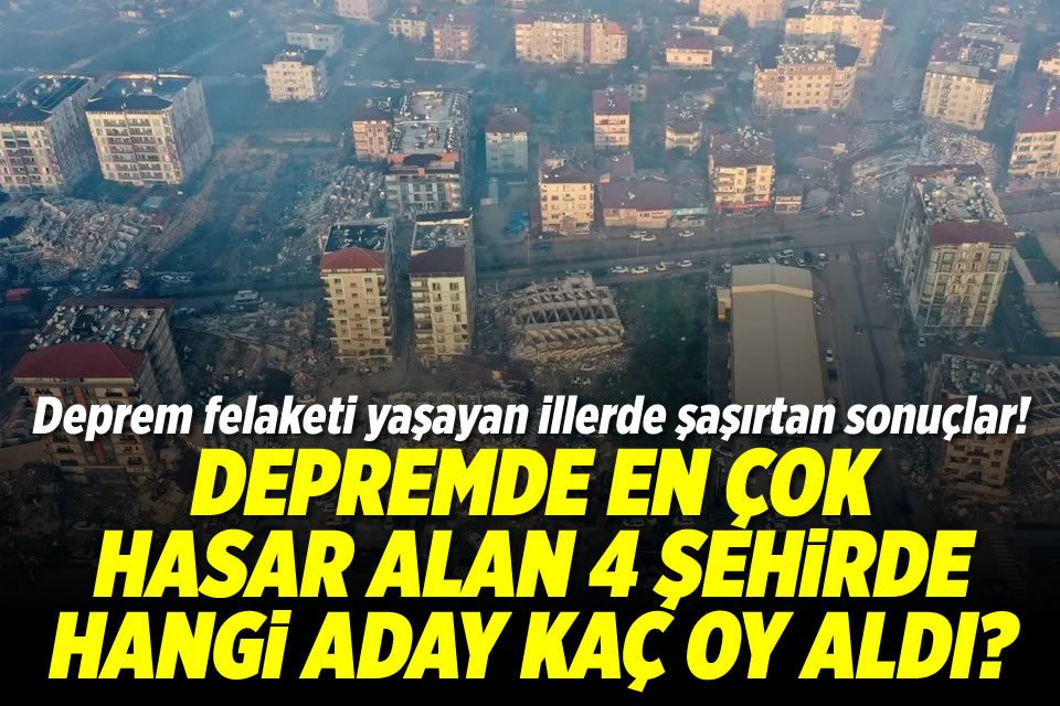 6 Şubat'ta meydana gelen 7.7 ve 7.6 büyüklüğündeki Kahramanmaraş merkezli