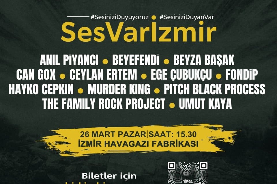 İzmir B&uuml;y&uuml;kşehir Belediyesi depremzedelerin yaralarını sarmak i&ccedil;in &ldquo;Ses Var İzmir&rdquo;