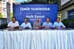 İzmir B&uuml;y&uuml;kşehir Belediyesi&rsquo;nin depremzedeler i&ccedil;in T&uuml;rkiye&rsquo;de ilk kez İzmir&rsquo;de başlattığı