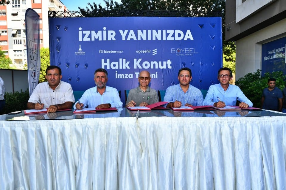 İzmir B&uuml;y&uuml;kşehir Belediyesi&rsquo;nin depremzedeler i&ccedil;in T&uuml;rkiye&rsquo;de ilk kez İzmir&rsquo;de başlattığı