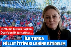 İLK TURDA MİLLET İTTİFAKI LEHİNE BİTİRELİM Millet İttiakı ile se&ccedil;ime