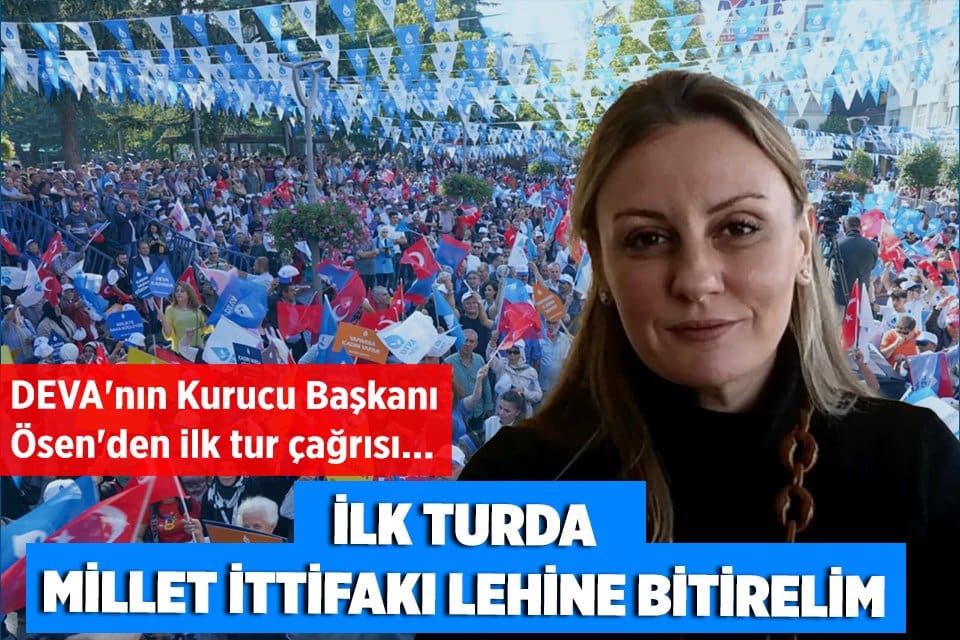 İLK TURDA MİLLET İTTİFAKI LEHİNE BİTİRELİM Millet İttiakı ile se&ccedil;ime