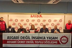 T&uuml;rkiye Devrimci İş&ccedil;i Sendikaları Konfederasyonu (DİSK), asgari &uuml;cret talebini 13