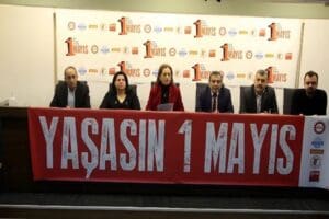 DİSK, KESK, TMMOB, TTB, TDB Genel Başkanları ve y&ouml;netim kurulu