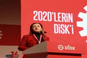 DİSK Genel Başkanı Arzu &Ccedil;erkezoğlu 2022 i&ccedil;in belirlenen 4 bin