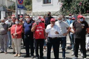 DİSK Genel İş İzmir 4 No'lu Şube Karaburun İl&ccedil;e merkezinde