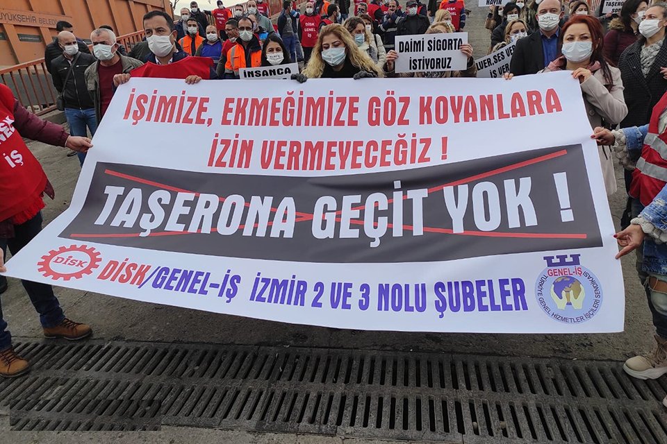 DİSK'e bağlı Genel İş Sendikası 2 ve 3 No'lu sendika