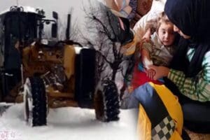 Siirt'in Pervari il&ccedil;esindeki k&ouml;yde, ateşi y&uuml;kselen 1 yaşındaki Dicle Tutan,