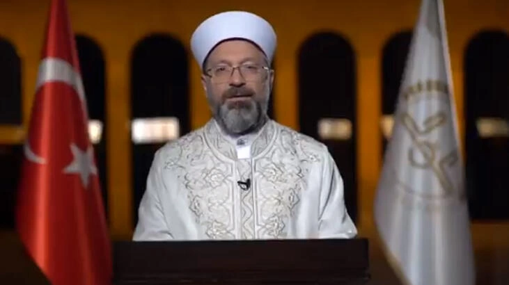 Diyanet İşleri Başkanı Prof. Dr. Ali Erbaş, ramazan ayı mesajında,