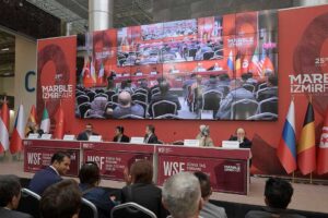 Sekt&ouml;r&uuml;n en &ouml;nemli k&uuml;resel buluşmalarından biri olan Marble İzmir Fuarı,