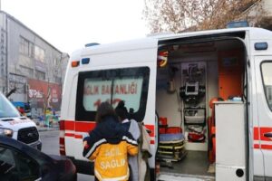 Ankara'nın Altındağ il&ccedil;esinde bulunan Vergi Denetim Kurulu Başkanlığı'nda doğalgaz tesisatındaki