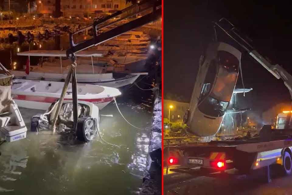 Muğla'nın Marmaris il&ccedil;esinde, kontrolden &ccedil;ıkarak&nbsp;dereye u&ccedil;an otomobildeki Ceren Ceylan (23)