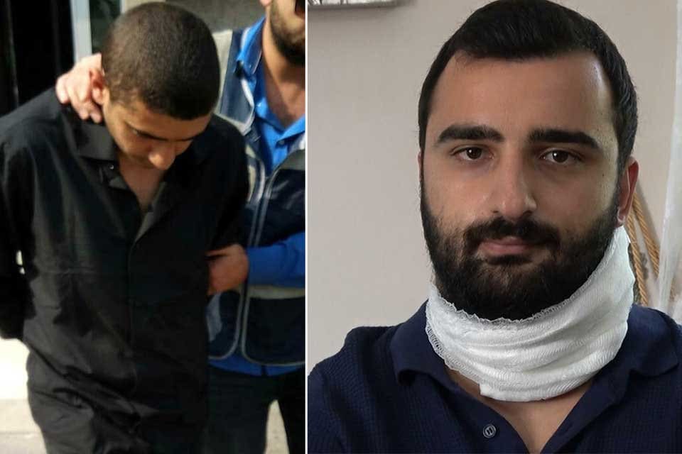 İzmir&rsquo;de hastanede asistan Dr. Kadir Song&uuml;r&rsquo;&uuml;n boynunu jiletle kesen Bayram