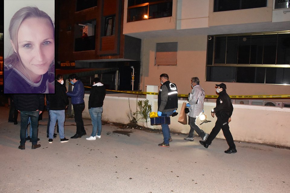 İzmir'in Buca ilçesinde, 4'üncü kattaki evinin balkonunda dengesini kaybederek beton