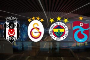 T&uuml;rk futbolunun 4 b&uuml;y&uuml;kleri olarak nitelendirilen Beşiktaş, Fenerbah&ccedil;e, Galatasaray ve