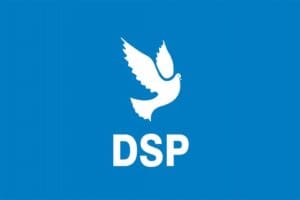 DSP Genel Başkanı &Ouml;nder Aksakal başkanlığında toplanan Demokratik Sol Parti