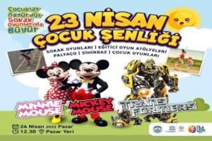 Efes Sel&ccedil;uk Belediyesi 24 Nisan Pazar g&uuml;n&uuml; &Ccedil;ocuk Şenliği d&uuml;zenliyor.