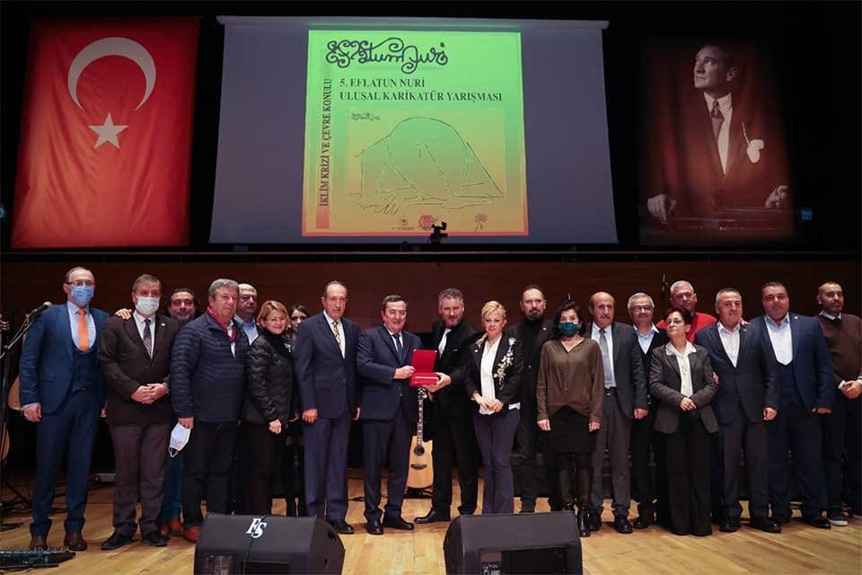 Usta Karikat&uuml;rist Eflatun Nuri&rsquo;nin adını yaşatan, d&uuml;zenlendiği tarihle de 10