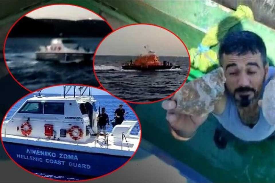 Aydın'dan Ege'ye a&ccedil;ılan balık&ccedil;ılar, avlanmanın serbest olduğu uluslararası sularda Yunan