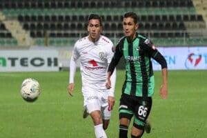 Spor Toto 1'inci Lig'de evindeki Tuzlaspor zaferinin ardından deplasmanda lider