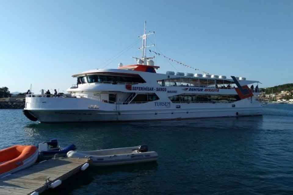 Pandemi nedeniyle 2 yıldır ger&ccedil;ekleştirilemeyen Seferihisar-Samos seferleri 23 Nisan 2022&rsquo;de