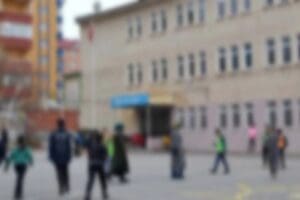 Erzurum'un Paland&ouml;ken il&ccedil;esindeki ortaokulda, kavga eden T&uuml;rk&ccedil;e ve sosyal bilgiler