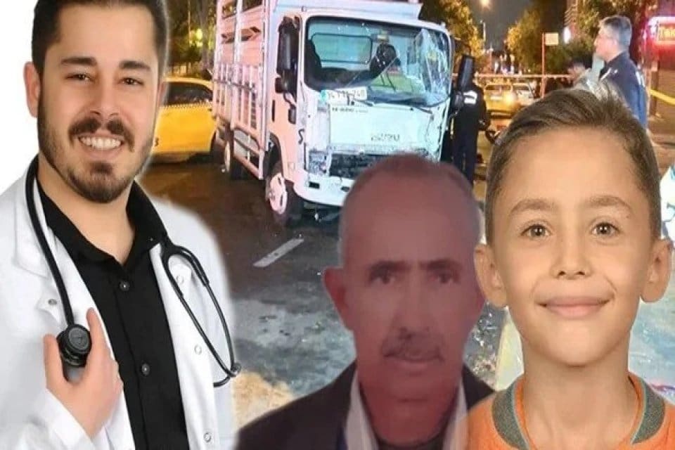 İstanbul'da d&uuml;n 17 yaşında ehliyetsiz bir s&uuml;r&uuml;c&uuml;n&uuml;n kullandığı kamyonetin &ccedil;arptığı