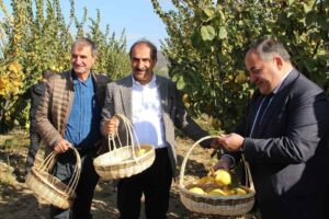 T&ouml;rene Ege Yaş Meyve Sebze İhracat&ccedil;ıları Birliği Başkanı Hayrettin U&ccedil;ak,